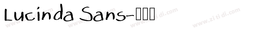 Lucinda Sans字体转换